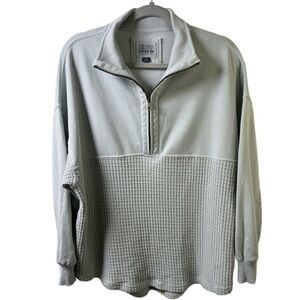 American Eagle half zip Textured Knit Sweater